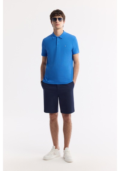 Avva Erkek Lacivert Klasik Bel Pamuklu Bi-stretch Relaxed Fit Şort A51y3727