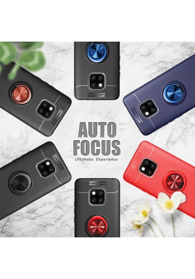 Huawei Mate 20 Pro Kılıf Yüzüklü Magnetli Ravel Case