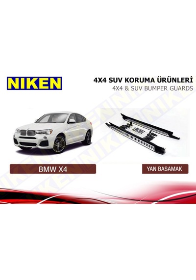 Bmw X4 Yan Basamak Marşbiyel Koruma Oem 2014