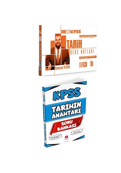 2026 Kpss'nin Anahtarı Tarih Soru Bankası + Benim Hocam Ramazan Yetgin Tarih Ders Notları