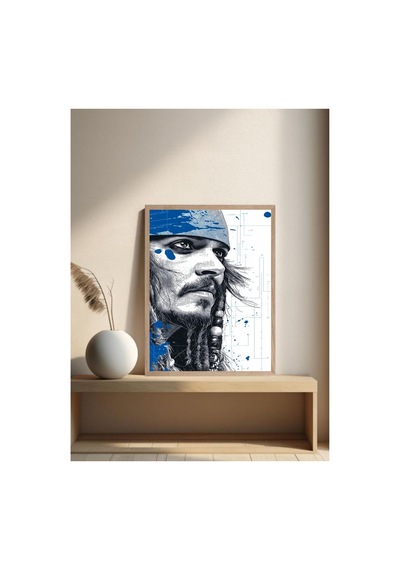 Poster Ahşap Çerçeveli Tek Parça Dekoratif Tablo Çok Renkli - 868783194 Çok Renkli