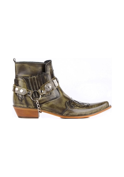 Footcourt Oliv Erkek Kovboy Bot (Western) Yeşil