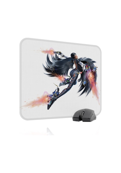 Bayonetta Kaymaz Dikişli Kauçuk Oyuncu Mousepad V2 - 48x40 Xl Gaming Mouse Pad Fare Altlığı