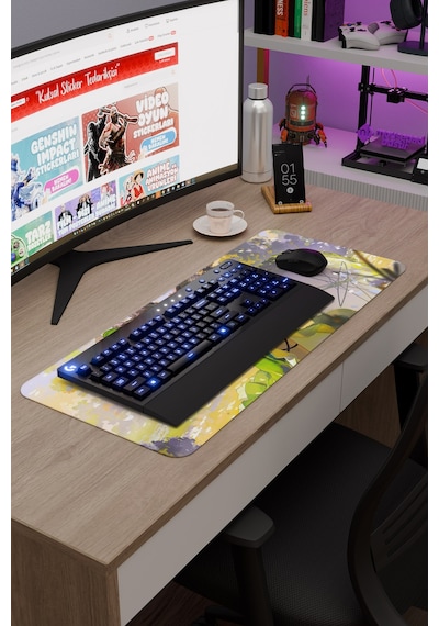 Emilie Genshin Impact Anime Gacha V2 - 70x30 Xl Gaming Mouse Pad Fare Altlığı