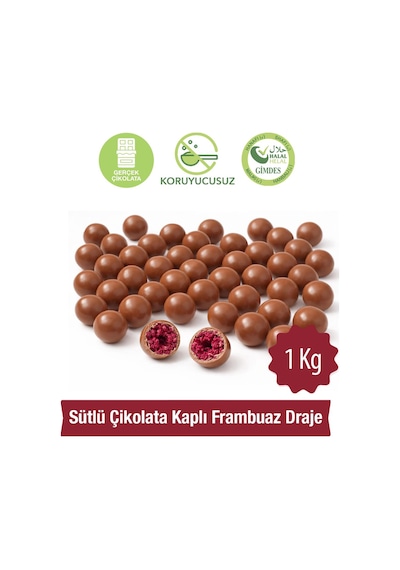 Milat Sütlü Çikolata Kaplı Frambuaz Draje
