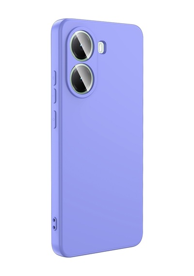 Xiaomi Poco X7 Pro Kılıf Yumuşak Silikon Kamera Korumalı Lansman Pazarplus Lacivert