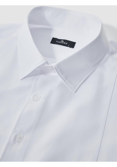 Tudors Slim Fit Uzun Kollu Dar Kesim Pamuklu Önden Kulplu Düz 4 Mevsim Beyaz Erkek Gömlek-31319-beyaz Beyaz Tudors Slim Fit Uzun Kollu Dar Kesim Pamuklu Önden Kulplu Düz 4 Mevsim Beyaz Erkek Gömlek-31319-beyaz Beyaz