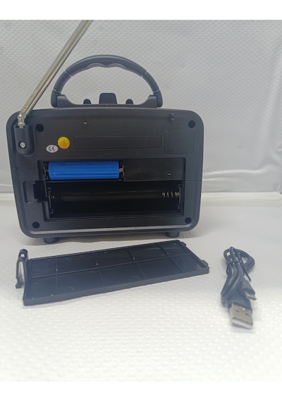 Radyo Ses Bombası Usb Tf Aux Bluetooth Hoparlör Tws Bağlantı - Kahverengi- Tek Ebat