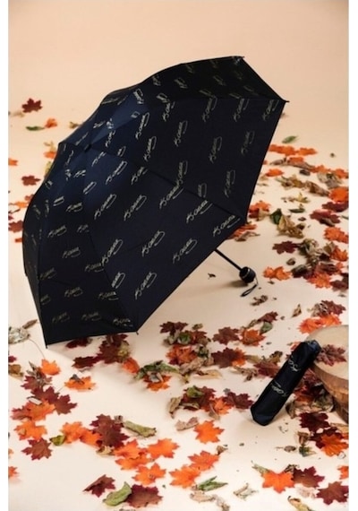 Marlux Unisex Şemsiye Atatürk İmza Desenli Şemsiye Çok Renkli