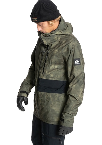 Quiksilver Black Alder Stretch Goretex Jk Haki