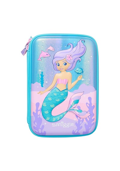 Smiggle Dynamic Üç Bölmeli Sert Kalem Kutusu Turkuaz 454635 Çok  Renkli