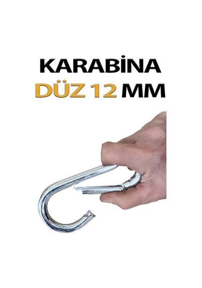 Karabina Yaylı Düz 12 Mm 50 Adet