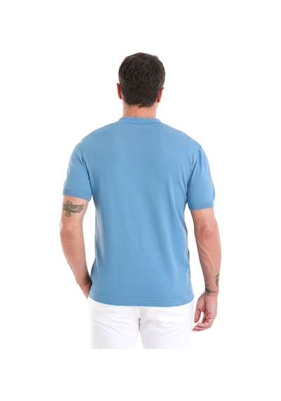 Hatemoğlu İndigo Regular Fit Düz Polo Yaka Tişört 35362023c001 85 İndigo