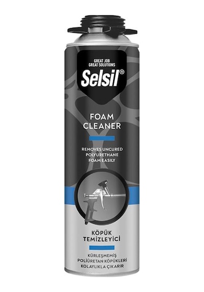 Selsil Poliüretan Köpük Tabanca Temizleyici 500 Ml.