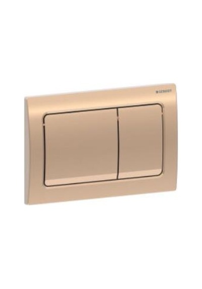 Geberit Alpha30 115.055.qa.1 Kumanda Paneli, Çift Basmalı, Mat Bronz Renkli