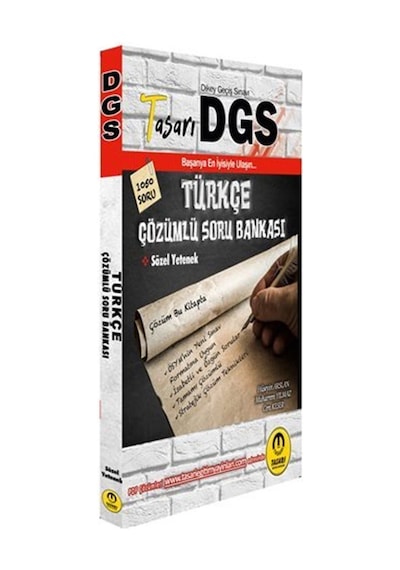 Dgs Türkçe Çözümlü Soru Bankası / Kolektif
