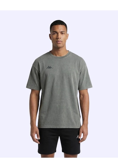Kappa Jona Tshirt Erkek Antrasit Oversize Tişört