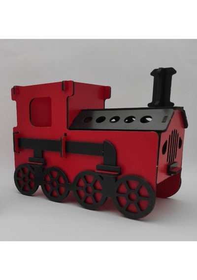 Ahşap Kalemlik Tren