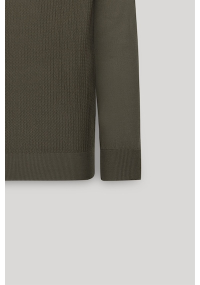 AC&Co / Altınyıldız Classics Erkek Hakı Standart Fit Normal Kesim Bisiklet Yaka Jakarlı Triko Kazak Hakı AC&Co / Altınyıldız Classics Erkek Hakı Standart Fit Normal Kesim Bisiklet Yaka Jakarlı Triko Kazak Hakı
