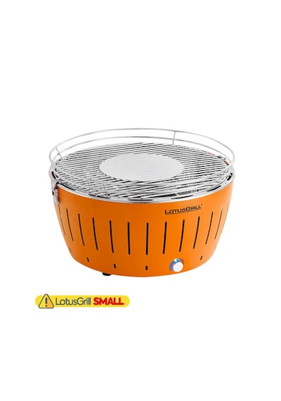 Lotusgrill S Dumansız Kömürlü Mangal - Çantalı, Taşınabilir Kamp Barbeküsü Turuncu