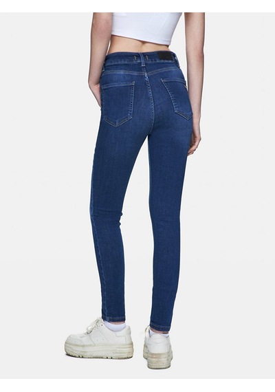 Ltb Marcella X Dar Paça Yüksek Bel Jean Pantolon 010095156015920 55725 Koyu Mavi