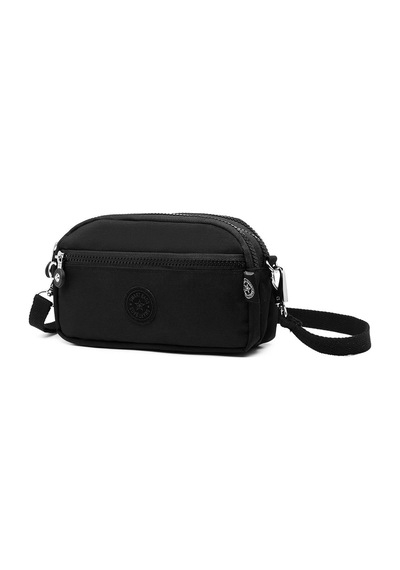 Smart Bags Smartbags Mini Boy Krinkıl Kumaş Kadın Çapraz Çanta 2022-1112 Siyah Siyah