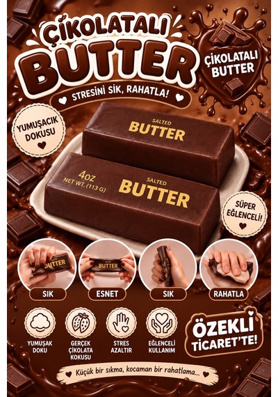 Butter Squish Sukuşi Çikolata Tereyağ 1 Adet Diğer