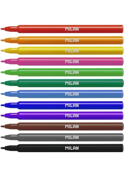 Mılan 06f12 Fıne Tip Keçeli Kalem - 12 Li