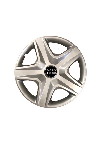 Volkswagen Polo 14'' Inç Olanlara Uyumlu Gri 4lü Set Jant Kapağı Çelik Jant Görünümlü