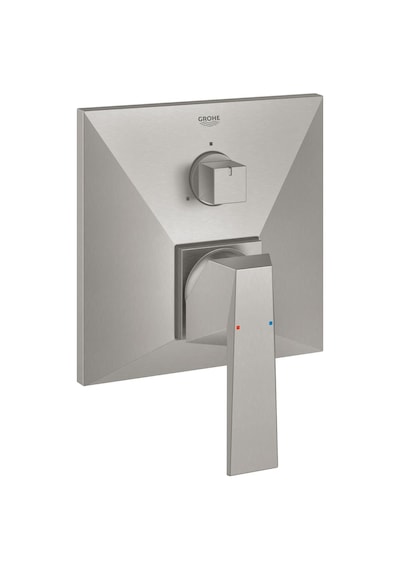Grohe Allure Brilliant 3 Yollu Yön Değiştiricili Tek Kollu Banyo Bataryası - 24099DC0 Gri