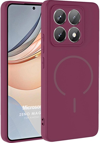 Microsonic Xiaomi 14t Pro Kılıf Zeno Magsafe Mürdüm -