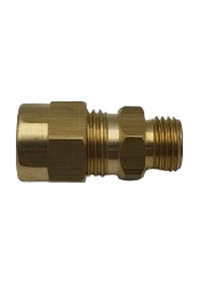 Sarı Pirinç Yüksüklü Rekor 1/4 - 10mm