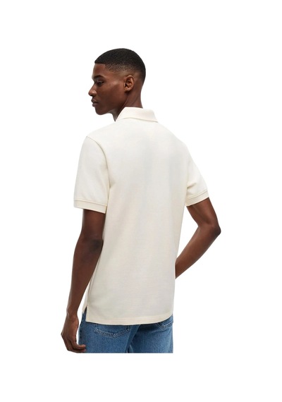 Tommy Hilfiger Erkek Marka Logolu Günlük Kullanıma Uygun Krem Polo Yaka T-shirt Dm0dm22711 Aef