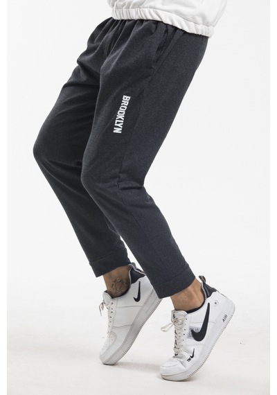 Erkek Regular Fit Broklyn Baskılı Eşofman Altı Spr 203 001