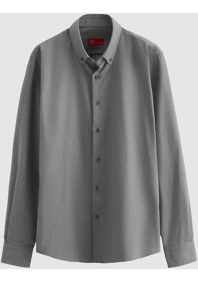 D'S Damat Ds Damat Regular Fit Gri Düz Kışlık Gömlek 7HC02ORT13265 Gri D'S Damat Ds Damat Regular Fit Gri Düz Kışlık Gömlek 7HC02ORT13265 Gri