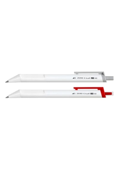 Soft Ve Klasik Tükenmez Kalem Siyah Krımızı 0.5mm 2'li Set