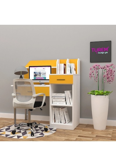 Single Çocuk Odası Çalışma Masası Mdf Antrasit Single Çocuk Odası Çalışma Masası Mdf Antrasit