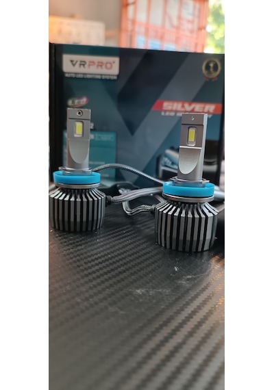 H11 Vrpro Silver 6000k-6500k Xenon Saf Beyaz Işık Ledvzenon 18000