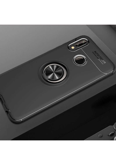 Huawei P20 Lite Kilif Yüzüklü Tam Korumali Silikon Kapak 418746982