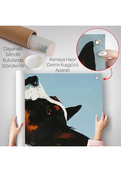 Sevimli Köpek Duvar Örtüsü-7635