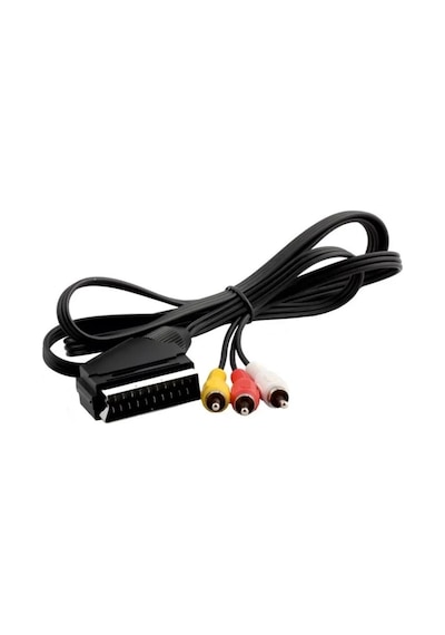 Scart To 3rca Görüntü Kablosu 1.2 M Rose Rc-04