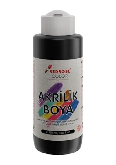 Siyah Akrilik Boya 120ml