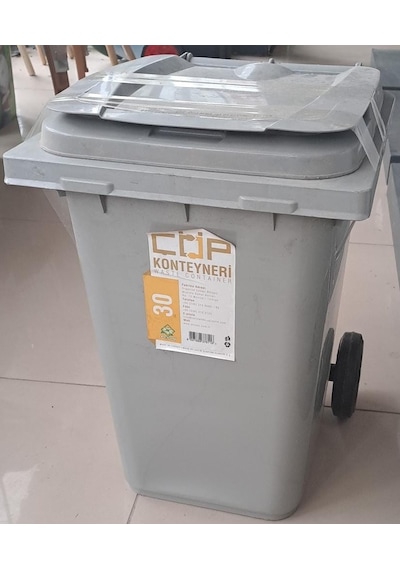 Çöp Konteyner 30 Lt. Çetin Gri H : 48 X 33 X 40 Cm Diğer