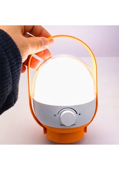 Lunaev 34 Led Kamp Lambası - Fener Usb Şarjlı Ayarlanabilir Işık 4.8w - 2400mah St - 5661 Açık Ahşap