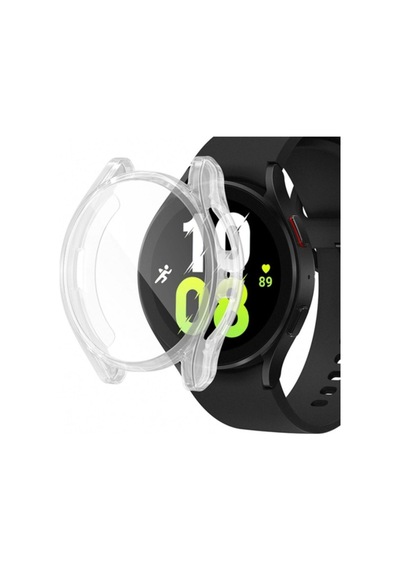 Samsung Uyumlu Galaxy Watch 5 40mm Silikon Tpu Kasa Ve Ekran Koruyucu Zore Watch Gard 15