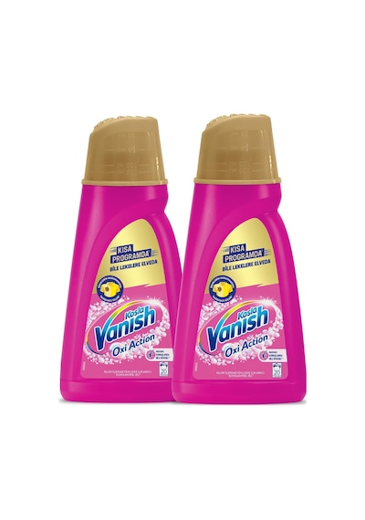 Vanish Oxi Action Deterjan ve Leke Çıkarıcı Sıvı Renkliler 1 L x 2