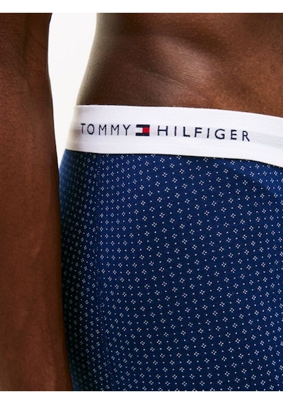 Tommy Hilfiger 3p Trunk Prınt Erkek Kırmızı Boxer - Um0um03891