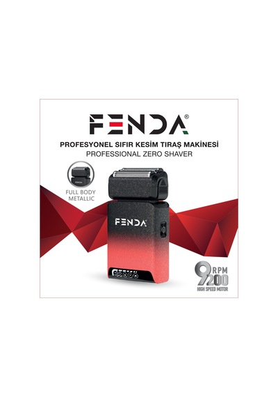 Fenda Profesyonel Sıfır Kesim Tıraş Makinesi Mavi Fndsklks0007rd
