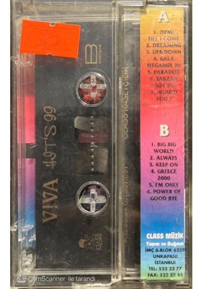 Plak Değildir Kaset Tir Viva Hit's 99 Kaset