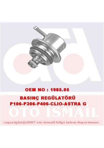 BOSCH 280160560 BASINÇ REGÜLATÖRÜ CLIO MEGANE LAGUNA / 106 306